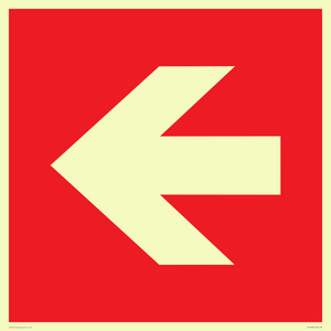 Left arrow (white on red background)